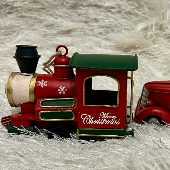 Christmas Vintage Truck and Train Ornament Set (New) - Picture 4 of 6